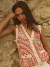 Load image into Gallery viewer, Mos Mosh - Miah Knit Vest - Emberglow