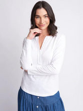 Load image into Gallery viewer, Cloth, Paper, Scissors - Henly Tee - White