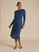 Load image into Gallery viewer, Alessandra - Lexi Skirt Lurex - Bluesteel