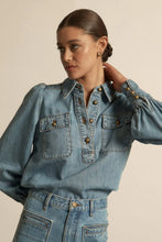 Load image into Gallery viewer, Zoe Kratzmann - Resonate Top - Light Washed Denim