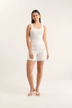 Load image into Gallery viewer, Alessandra - Atlas Linen Short - White