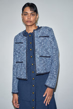 Load image into Gallery viewer, Zoe Kratzmann - Ground Jacket - Navy Boucle