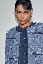 Load image into Gallery viewer, Zoe Kratzmann - Ground Jacket - Navy Boucle