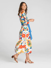 Load image into Gallery viewer, Boom Shankar - Quinn Linen Dress - Tuscan Garden