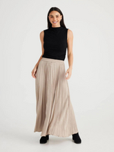 Load image into Gallery viewer, Brave &amp; True - Oyster Alias Pleated Skirt
