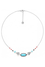 Load image into Gallery viewer, Frank Herval - WINA 3 metal elements necklace - Wina 15-63942
