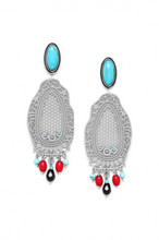 Load image into Gallery viewer, Frank Herval - WINA oval dangle post earrings - Wina 12-68457