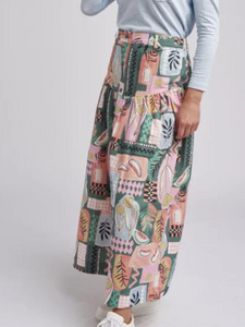 Cloth, Paper, Scissors - Poppy Print Skirt