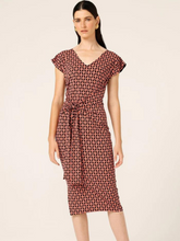 Load image into Gallery viewer, Sacha Drake - Diamond Reversible Tie Midi - Coral