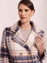 Load image into Gallery viewer, See Saw - Brushed Wool Pocket Jacket - Denim/Camel