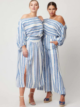 Load image into Gallery viewer, Once Was - Positano Viscose Top - Sorrento Stripe