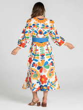 Load image into Gallery viewer, Boom Shankar - Quinn Linen Dress - Tuscan Garden