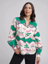 Load image into Gallery viewer, Cloth, Paper, Scissors - Palm Print Shirt - Palm Tree Print