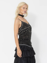Load image into Gallery viewer, Joey - Gilded Maze Camisole - Black