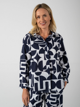 Load image into Gallery viewer, See Saw - Collared Shirt - Geo Print