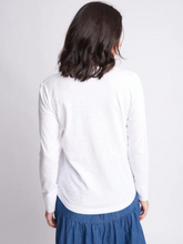 Load image into Gallery viewer, Cloth, Paper, Scissors - Henly Tee - White