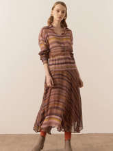 Load image into Gallery viewer, POL - Boulevard Silk Shirt - Boulevard Print