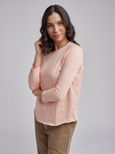 Load image into Gallery viewer, Cloth, Paper, Scissors - Raglan Tee - Coral