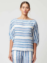 Load image into Gallery viewer, Once Was - Positano Viscose Top - Sorrento Stripe