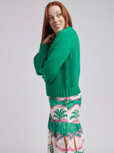 Load image into Gallery viewer, Cloth, Paper, Scissors - Chunky Crew Jumper - Emerald
