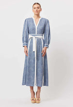 Load image into Gallery viewer, Once Was - Coba Linen Viscose Midi Dress