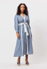 Load image into Gallery viewer, Once Was - Coba Linen Viscose Midi Dress