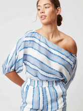 Load image into Gallery viewer, Once Was - Positano Viscose Top - Sorrento Stripe