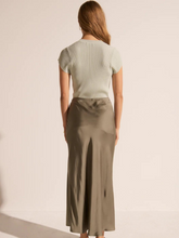 Load image into Gallery viewer, POL - Clese Bias Skirt - Khaki