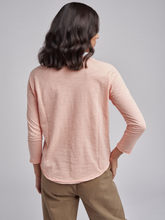 Load image into Gallery viewer, Cloth, Paper, Scissors - Raglan Tee - Coral