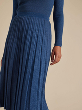 Load image into Gallery viewer, Alessandra - Lexi Skirt Lurex - Bluesteel.