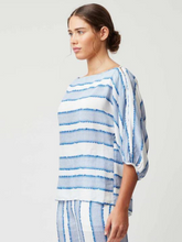 Load image into Gallery viewer, Once Was - Positano Viscose Top - Sorrento Stripe