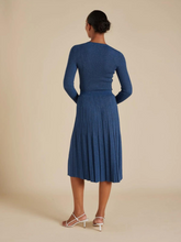 Load image into Gallery viewer, Alessandra - Lexi Skirt Lurex - Bluesteel
