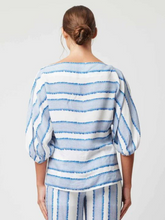 Load image into Gallery viewer, Once Was - Positano Viscose Top - Sorrento Stripe