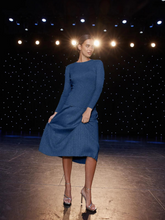Load image into Gallery viewer, Alessandra - Lexi Skirt Lurex - Bluesteel