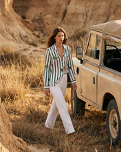 Load image into Gallery viewer, Vilagallo - Isa Green Stripes Shirt