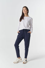 Load image into Gallery viewer, Goondiwindi - Slub Track Pant - Parisian Night