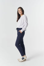 Load image into Gallery viewer, Goondiwindi - Slub Track Pant - Parisian Night
