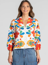 Load image into Gallery viewer, Boom Shankar - Milan Linen Shirt - Tuscan Garden