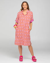 Load image into Gallery viewer, Boom Shankar - Maui Shirt Dress - Naples Pomodoro