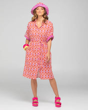 Load image into Gallery viewer, Boom Shankar - Maui Shirt Dress - Naples Pomodoro