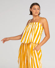 Load image into Gallery viewer, Boom Shankar - Sami Singlet - Tropical Stripe