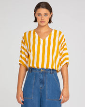 Load image into Gallery viewer, Boom Shankar - Sami Top - Tropical Stripe