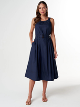 Load image into Gallery viewer, Cloth, Paper, Scissors - Home Cotton Dress - Parisian Navy