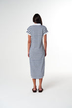 Load image into Gallery viewer, Cloth, Paper, Scissors - Dreamer Polo Dress - White/Parisian