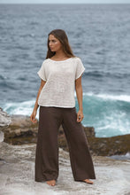 Load image into Gallery viewer, Carbon - Cleo Hessian Top - Natural White