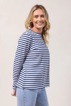 Load image into Gallery viewer, See Saw - Elastane Stripe T-Shirt
