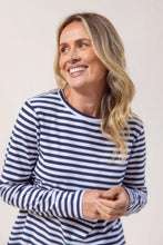 Load image into Gallery viewer, See Saw - Elastane Stripe T-Shirt