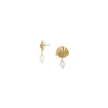 Load image into Gallery viewer, Frank Hervall - Summer Earring - Clam Shell With Dangle