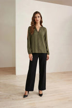 Load image into Gallery viewer, GDS - Viviana Blouse - Khaki