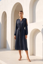 Load image into Gallery viewer, GDS - Viviana Long Dress - Navy